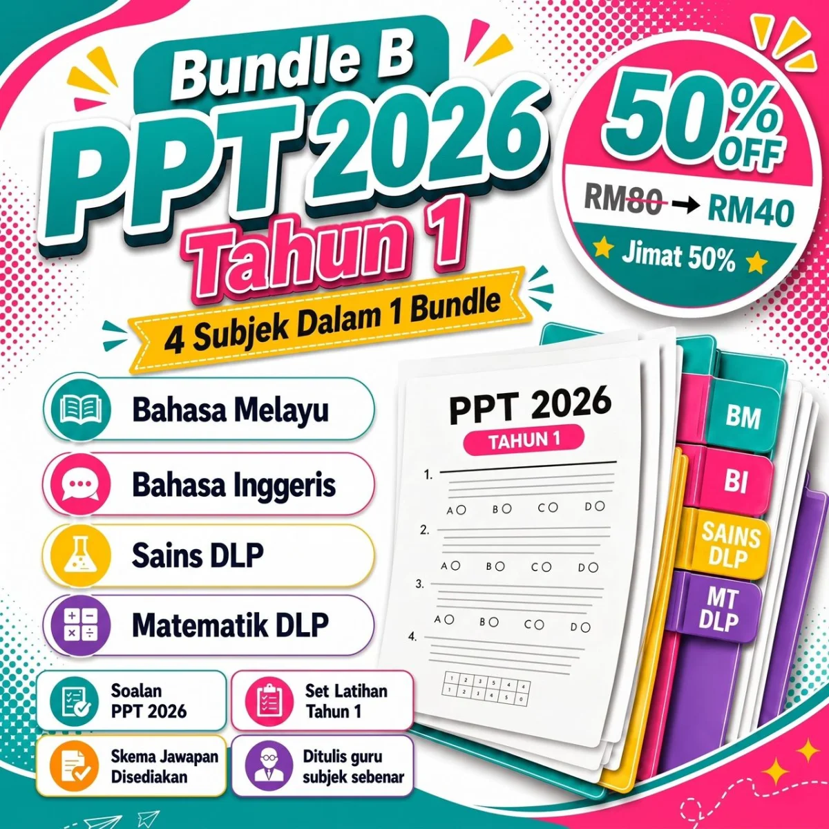 Bundle B PPT 2026 Tahun 1 (DLP)