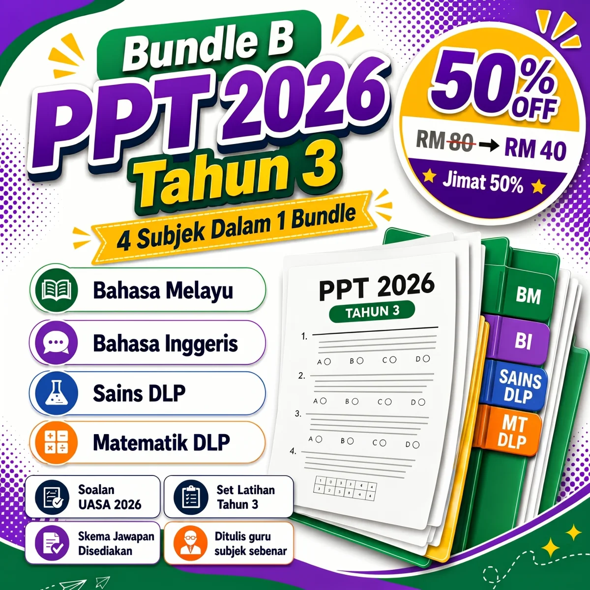 Bundle B PPT 2026 Tahun 3 (DLP)