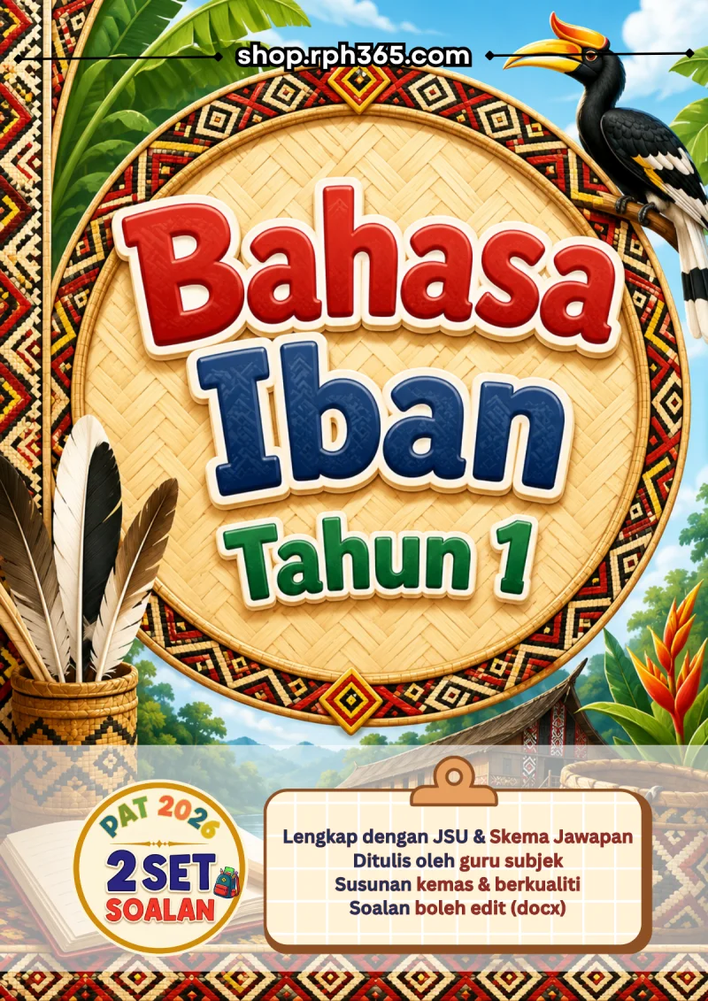 Bahasa Iban Tahun 1 PAT 2026 by RPH365