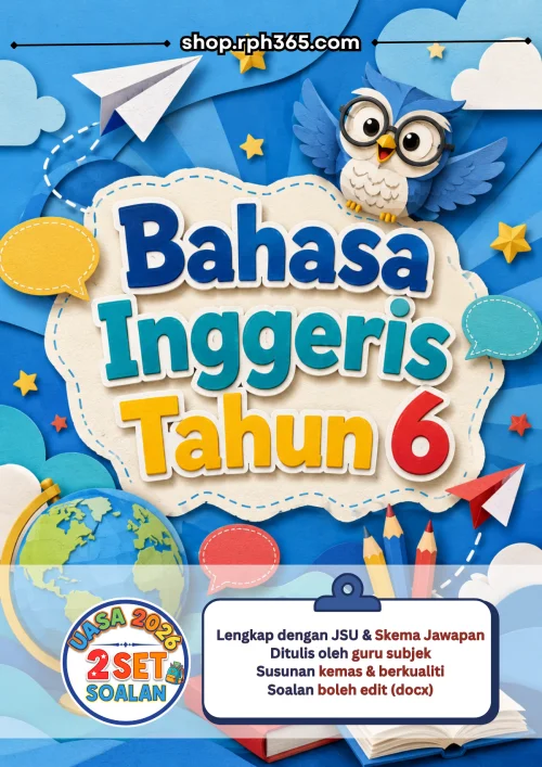 Bahasa Inggeris Tahun 6 UASA 2026 by RPH365 (2 Set)