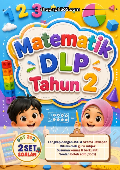 Matematik DLP Tahun 2 PAT 2026 by RPH365 (2 Set)