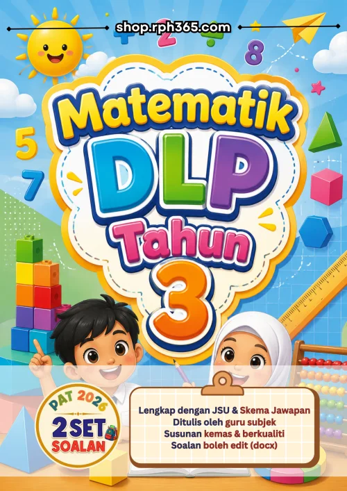 Matematik DLP Tahun 3 PAT 2026 by RPH365 (2 Set)