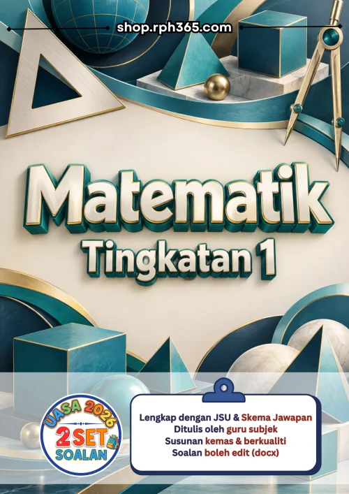 Matematik Tingkatan 1 UASA 2026 by RPH365 (2 Set)