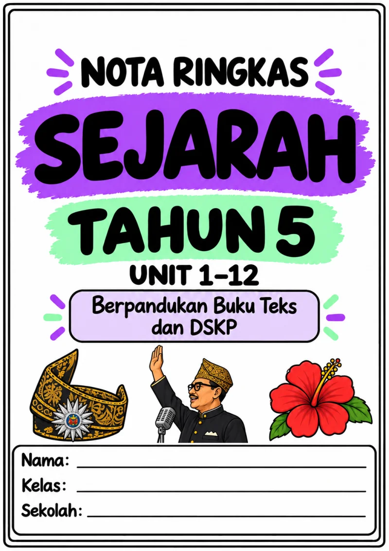 Nota Ringkas Sejarah Tahun 5