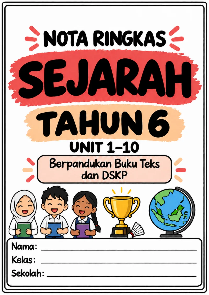 Nota Ringkas Sejarah Tahun 6