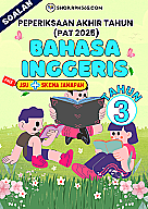 PAT 2025 Bahasa Inggeris SK Tahun 3 by Teacher Sandra