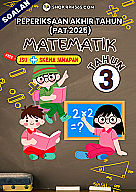 PAT 2025 Matematik SK Tahun 3 by Cikgu Fatimah