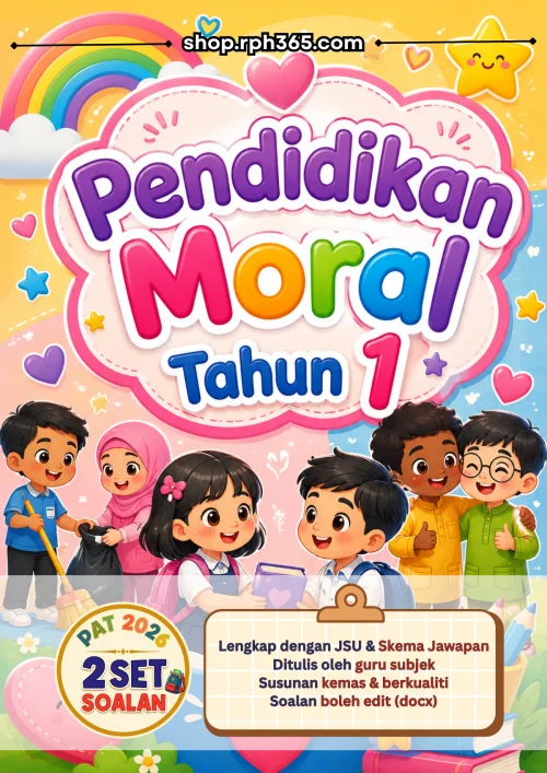 Pendidikan Moral Tahun 1 PAT 2026 by RPH365 (2 Set)