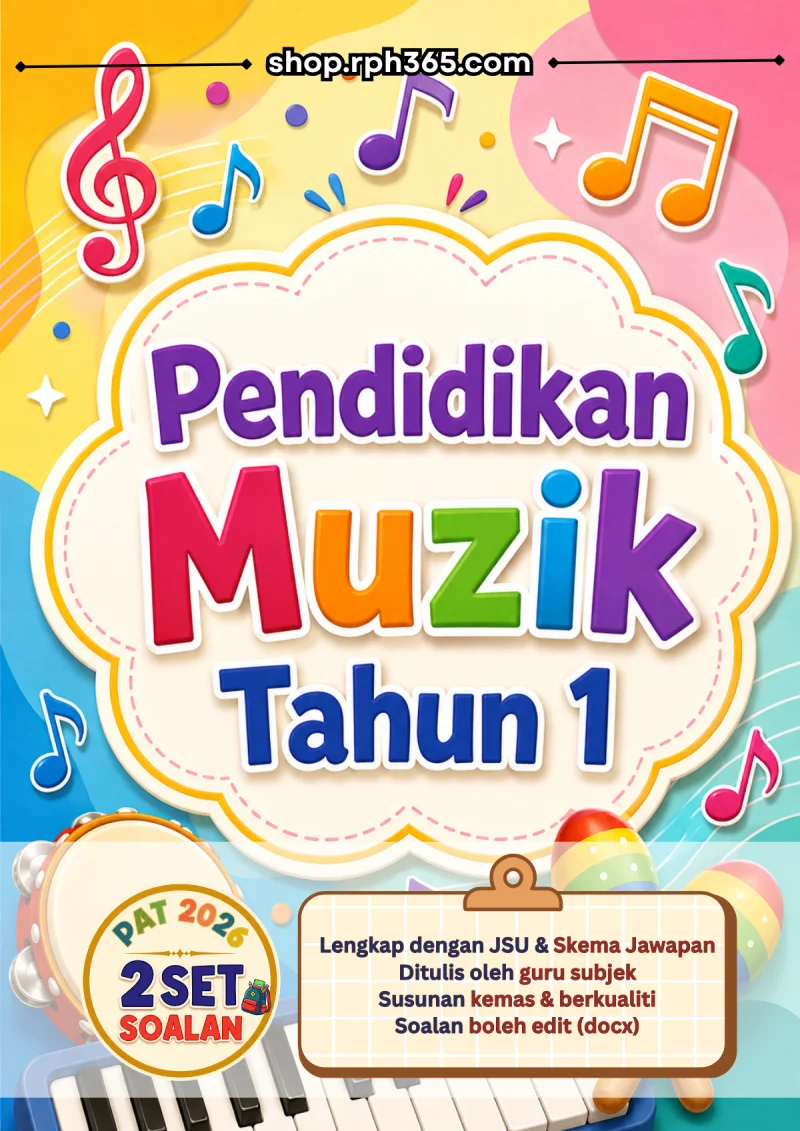 Pendidikan Muzik Tahun 1 PAT 2026 by RPH365 (2 Set)
