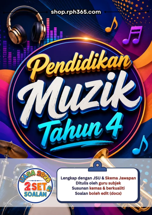 Pendidikan Muzik Tahun 4 UASA 2026 by RPH365 (2 Set)