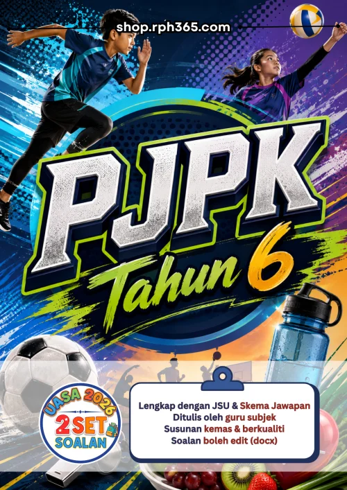 PJPK Tahun 6 UASA 2026 by RPH365 (2 Set)