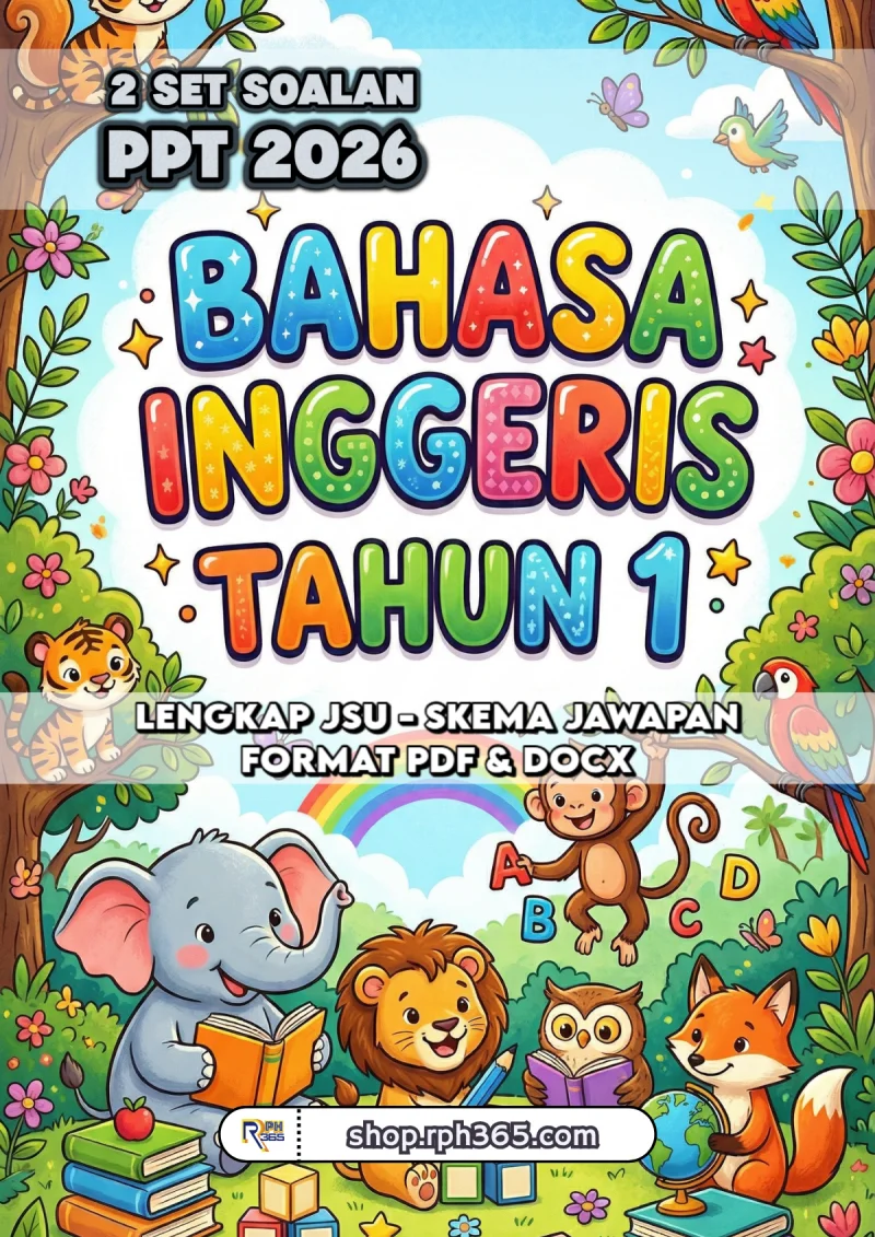 PPT 2026 Bahasa Inggeris Tahun 1 by RPH365