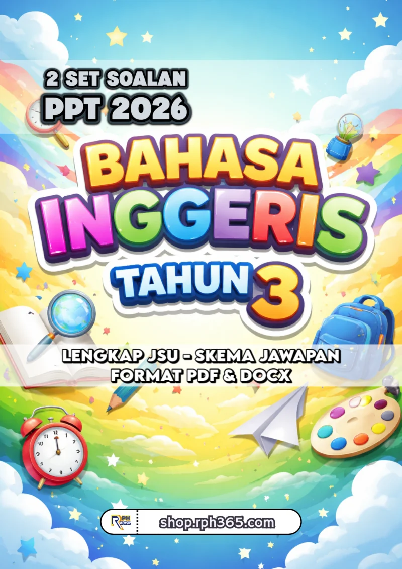 PPT 2026 Bahasa Inggeris Tahun 3 by RPH365
