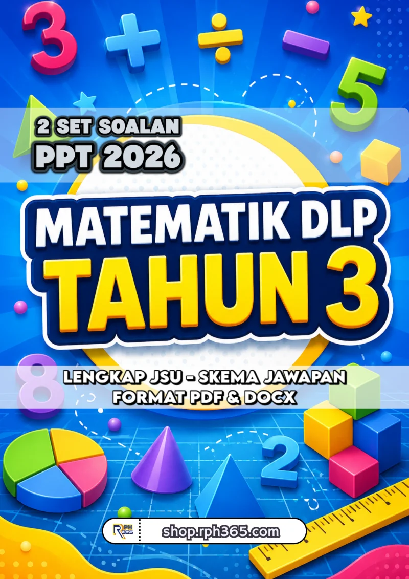 PPT 2026 Matematik DLP Tahun 3 by RPH365