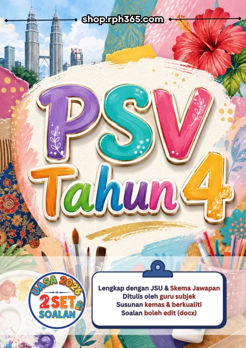 PSV Tahun 4 UASA 2026 by RPH365 (2 Set)