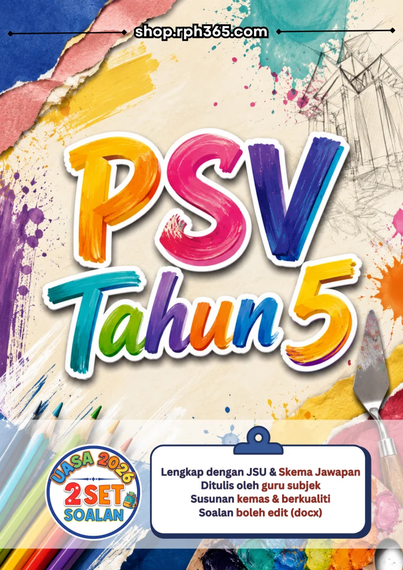 PSV Tahun 5 UASA 2026 by RPH365 (2 Set)