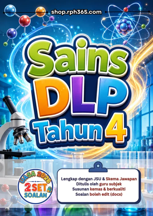 Sains DLP Tahun 4 UASA 2026 by RPH365 (2 Set)
