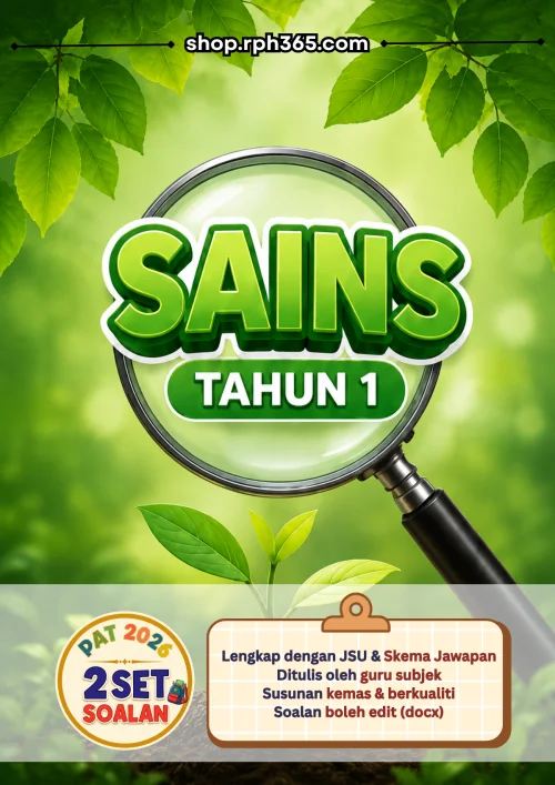 Sains Tahun 1 PAT 2026 by RPH365