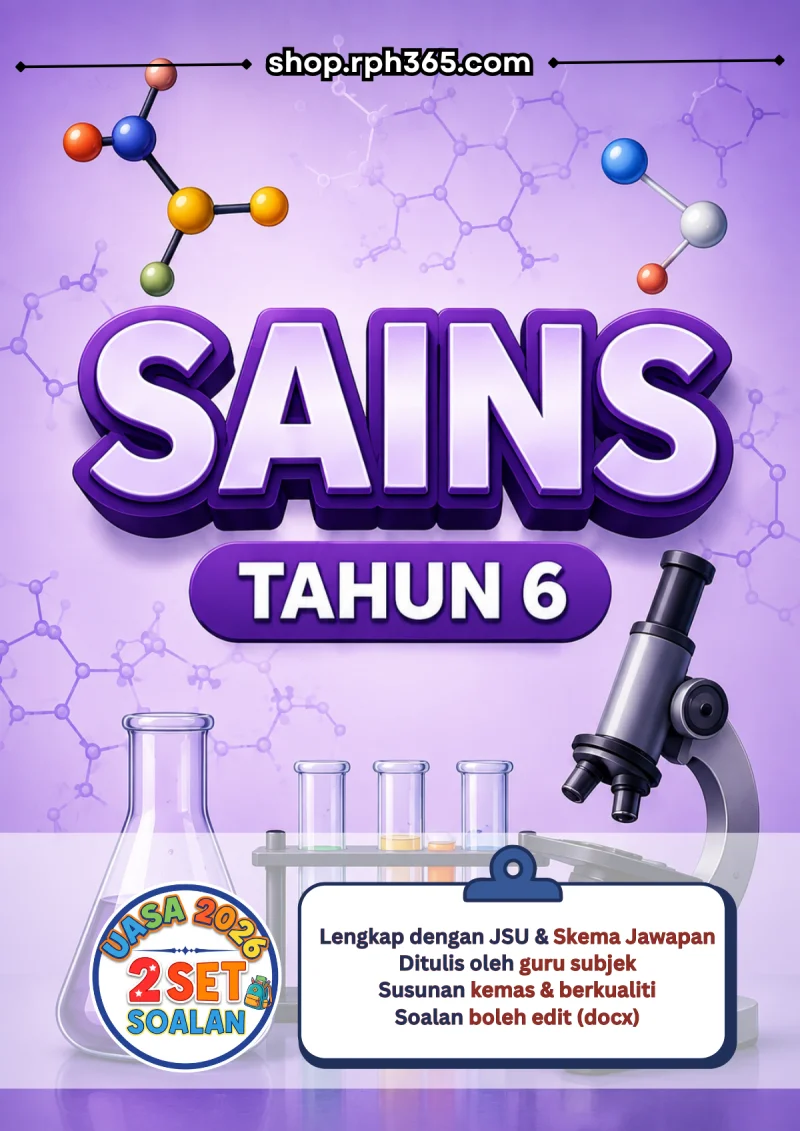 Sains Tahun 6 UASA 2026 by RPH365