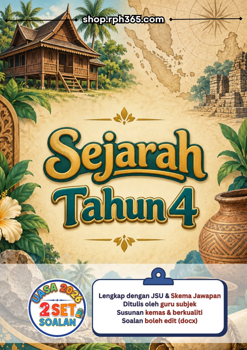 Sejarah Tahun 4 UASA 2026 by RPH365 (2 Set)