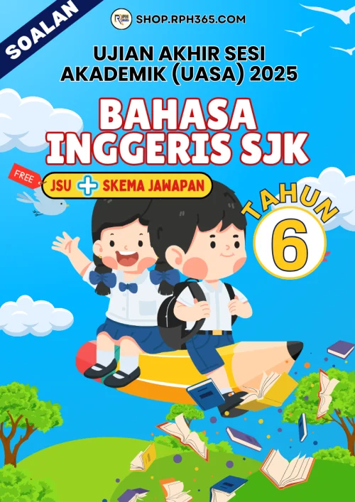 UASA 2025 Bahasa Inggeris SJK Tahun 6 by AaiZairi
