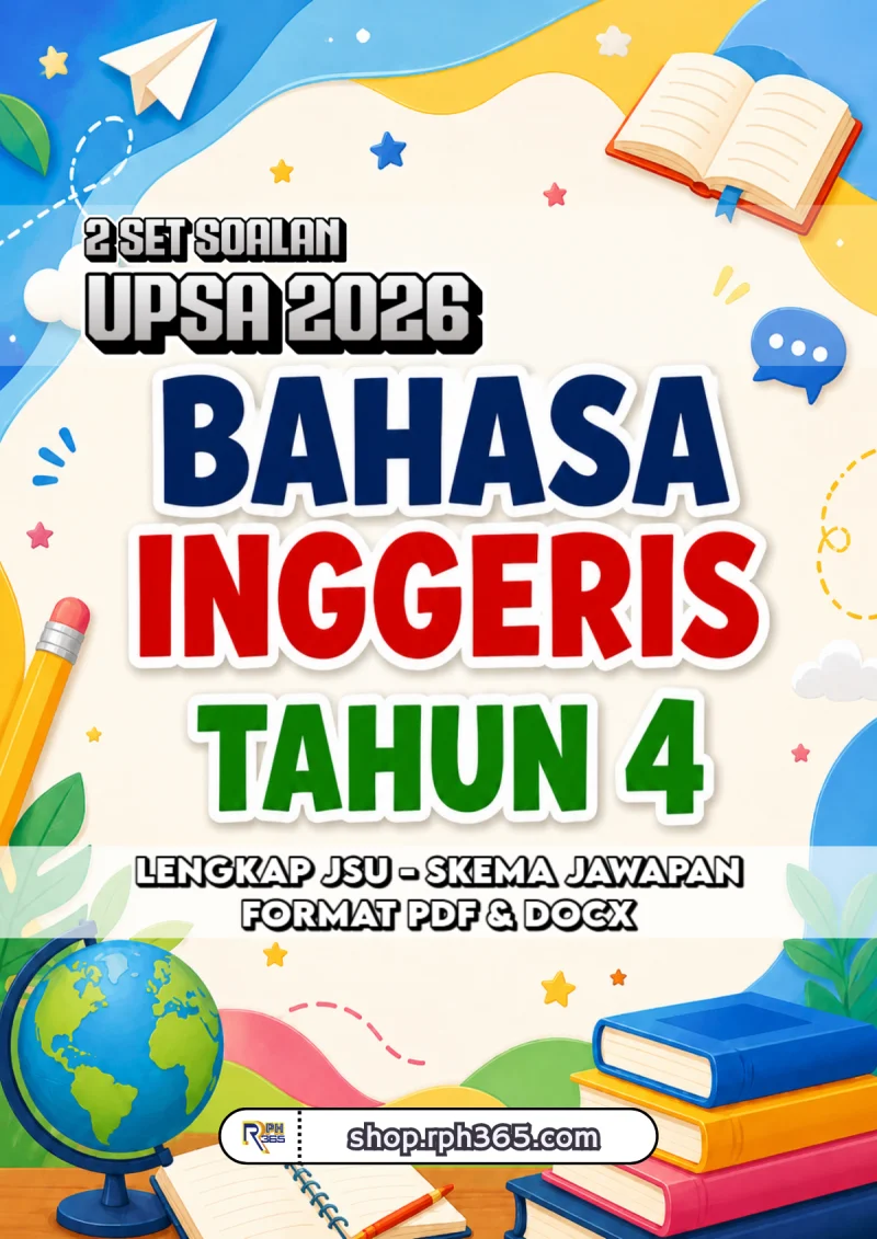 UPSA 2026 Bahasa Inggeris Tahun 4 by RPH365
