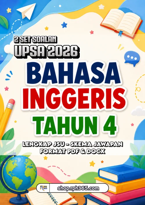 UPSA 2026 Bahasa Inggeris Tahun 4 by RPH365