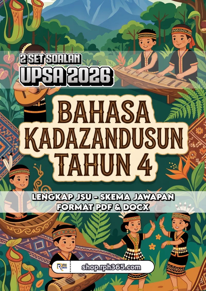 UPSA 2026 Bahasa Kadazandusun Tahun 4 by RPH365