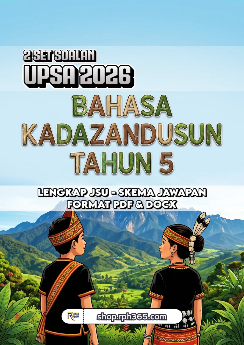 UPSA 2026 Bahasa Kadazandusun Tahun 5 by RPH365