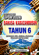 UPSA 2026 Bahasa Kadazandusun Tahun 6 by RPH365