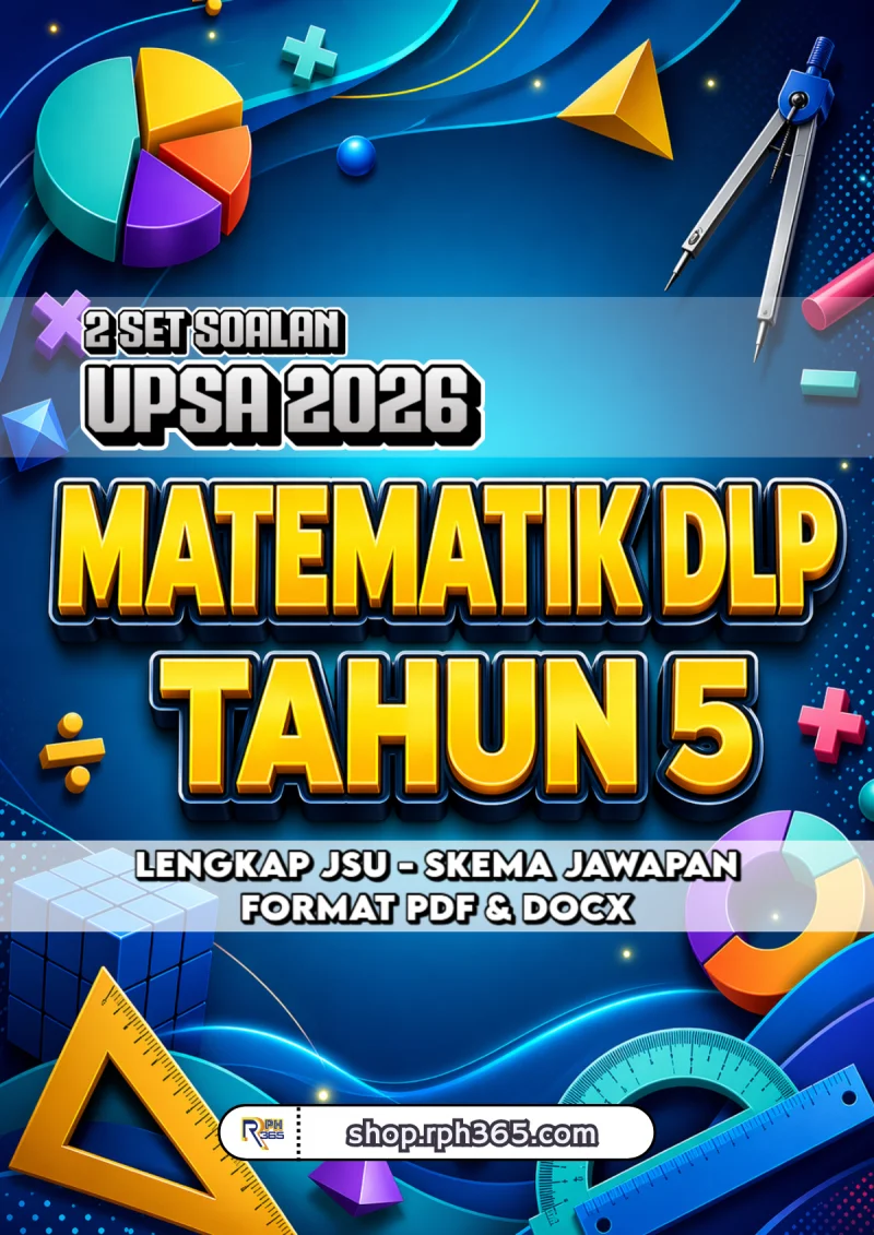 UPSA 2026 Matematik DLP Tahun 5 by RPH365
