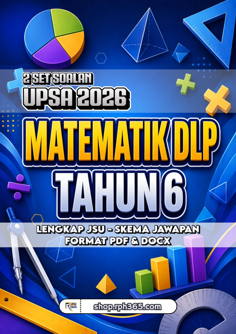 UPSA 2026 Matematik DLP Tahun 6 by RPH365