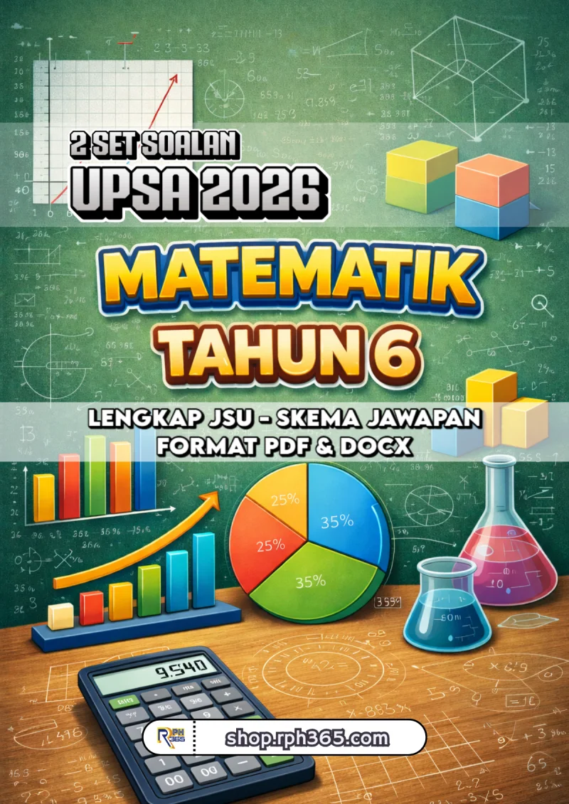 UPSA 2026 Matematik Tahun 6 by RPH365