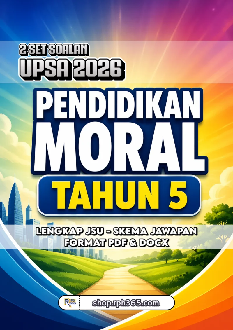 UPSA 2026 Pendidikan Moral Tahun 5 by RPH365