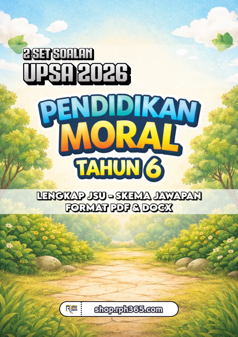 UPSA 2026 Pendidikan Moral Tahun 6 by RPH365