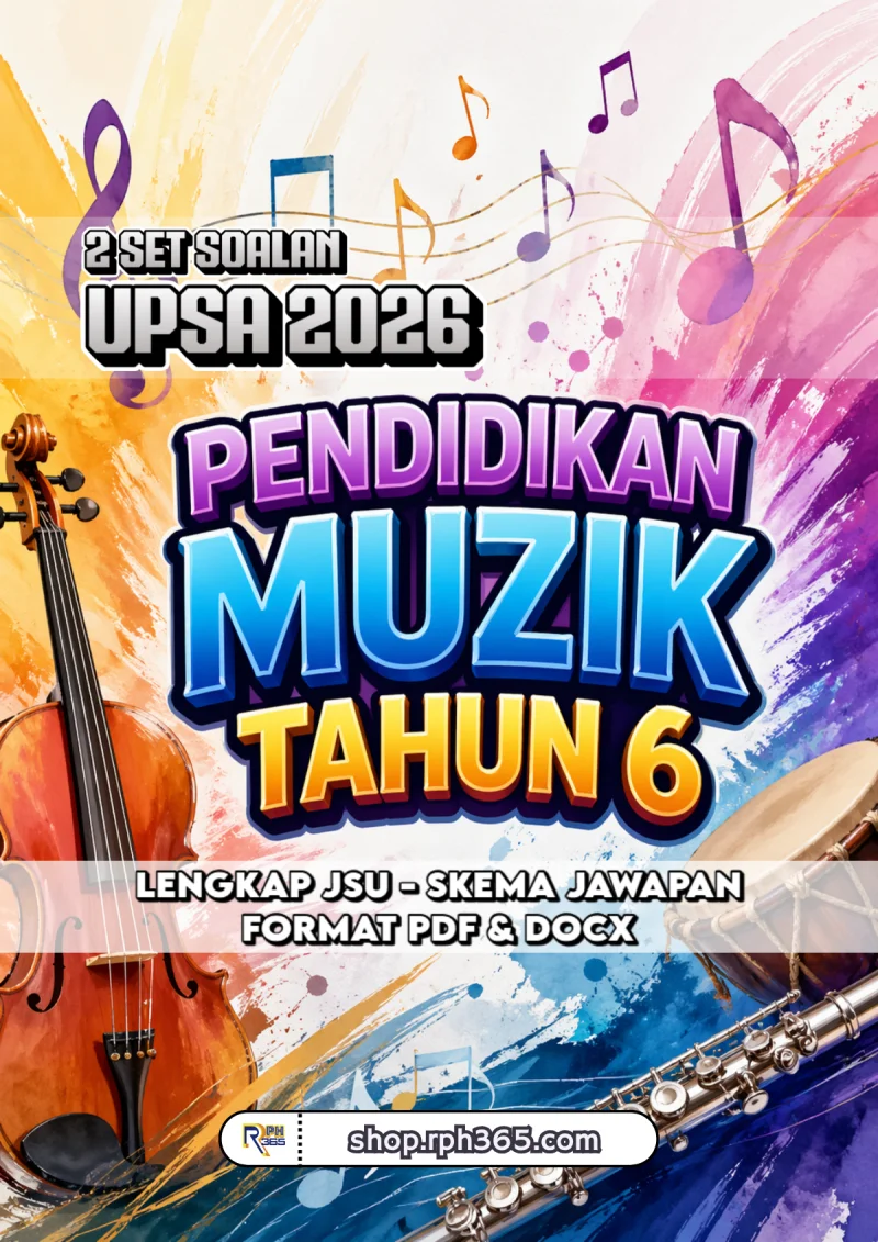 UPSA 2026 Pendidikan Muzik Tahun 6 by RPH365