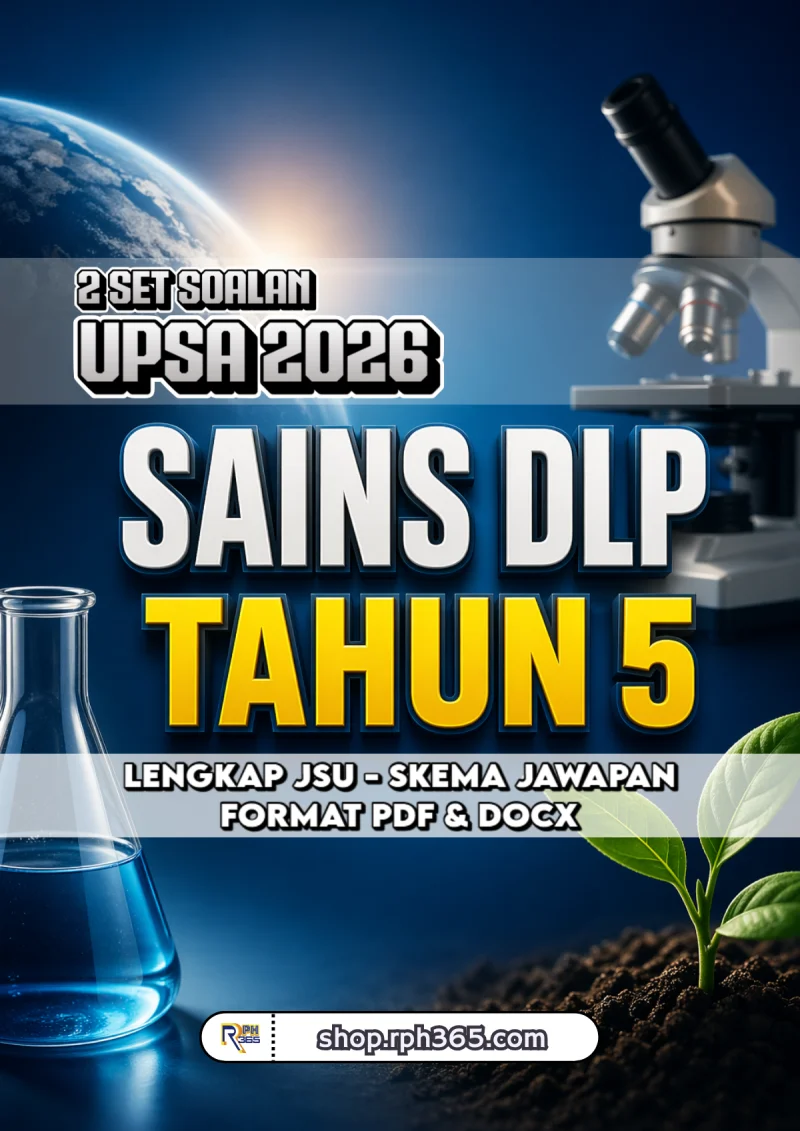 UPSA 2026 Sains DLP Tahun 5 by RPH365