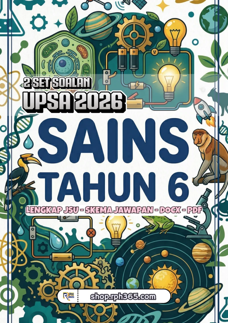 UPSA 2026 Sains Tahun 6 by RPH365