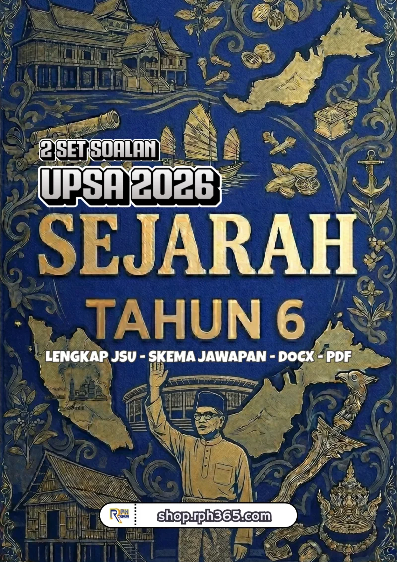 UPSA 2026 Sejarah Tahun 6 by RPH365
